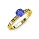 3 - Niah Classic 6.50 mm Round Tanzanite Solitaire Engagement Ring 