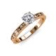 3 - Niah 6.50 mm Classic Round Certified Diamond Solitaire Engagement Ring 