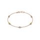 1 - Aizza (5 Stn/3mm) Petite Peridot and Diamond Station Bracelet 