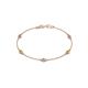 1 - Aizza (5 Stn/3mm) Petite Yellow Sapphire and Diamond Station Bracelet 