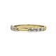 1 - Alicia 0.52 ctw Natural Diamonds Wedding Band 
