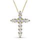 1 - Abella Diamond Cross Pendant 