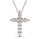 1 - Abella Diamond Cross Pendant 
