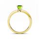 5 - Niah Classic 6.50 mm Round Peridot Solitaire Engagement Ring 