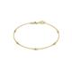 1 - Aizza (5 Stn/2mm) Yellow Sapphire Station Bracelet 