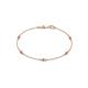 1 - Aizza (5 Stn/2.4mm) Pink Sapphire Station Bracelet 