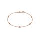 1 - Aizza (5 Stn/2.4mm) Pink Tourmaline Station Bracelet 