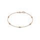 1 - Aizza (5 Stn/2.4mm) Citrine Station Bracelet 