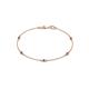 1 - Aizza (5 Stn/2.4mm) Iolite Station Bracelet 