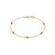 1 - Aizza (5 Stn/2.4mm) Black Diamond Station Bracelet 