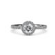 4 - Eleanor Diamond Halo Engagement Ring 