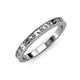 3 - Niah Classic Heart Embossed Wedding Band 
