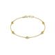 1 - Aizza (5 Stn/3mm) Yellow Sapphire Station Bracelet 