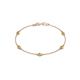 1 - Aizza (5 Stn/3mm) Yellow Sapphire Station Bracelet 
