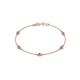 1 - Aizza (5 Stn/3mm) Pink Sapphire Station Bracelet 