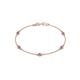 1 - Aizza (5 Stn/3mm) Amethyst Station Bracelet 