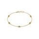 1 - Aizza (5 Stn/3mm) Citrine Station Bracelet 