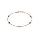 1 - Aizza (5 Stn/3mm) Black Diamond Station Bracelet 