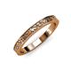 3 - Cael Classic Scroll Wedding Band 