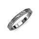 3 - Cael Classic Scroll Wedding Band 
