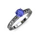 3 - Rachel Classic 6.50 mm Round Tanzanite Solitaire Engagement Ring 