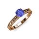 3 - Rachel Classic 6.50 mm Round Tanzanite Solitaire Engagement Ring 