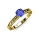 3 - Rachel Classic 6.50 mm Round Tanzanite Solitaire Engagement Ring 