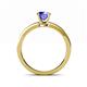 5 - Maren Classic 6.50 mm Round Tanzanite Solitaire Engagement Ring 