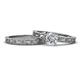 1 - Florie 1.00 ct Classic GIA Certified Natural Diamond Solitaire Bridal Set Ring 