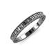3 - Florian Classic Floral Engraved Wedding Band 