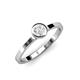1 - Natare White Sapphire Solitaire Ring  