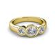 3 - Naava Diamond Three Stone Engagement Ring 