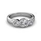 3 - Naava Diamond Three Stone Engagement Ring 