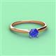 2 - Solus Round Tanzanite Solitaire Engagement Ring  