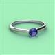 2 - Solus Round Iolite Solitaire Engagement Ring  