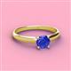 2 - Solus Round Tanzanite Solitaire Engagement Ring  