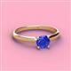 2 - Solus Round Tanzanite Solitaire Engagement Ring  