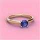 2 - Solus Round Iolite Solitaire Engagement Ring  