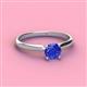 2 - Solus Round Tanzanite Solitaire Engagement Ring  