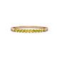 3 - Clara 1.80 mm Yellow Sapphire 10 Stone Wedding Band 