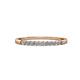 3 - Clara 1.80 mm Diamond 10 Stone Wedding Band 