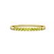 3 - Clara 1.80 mm Yellow Diamond 10 Stone Wedding Band 