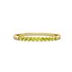 3 - Clara 2.00 mm Yellow Diamond 10 Stone Wedding Band 