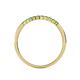 5 - Clara 2.00 mm Emerald 10 Stone Wedding Band 