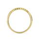 5 - Clara 2.00 mm Yellow Sapphire 10 Stone Wedding Band 