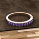 3 - Kathiryn 2.00 mm Iolite 11 Stone Wedding Band 