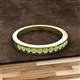 3 - Kathiryn 2.00 mm Peridot 11 Stone Wedding Band 
