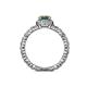 5 - Cora Signature Halo Engagement Ring 