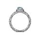 5 - Cora Signature Halo Engagement Ring 