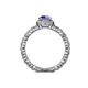 5 - Cora Signature Halo Engagement Ring 